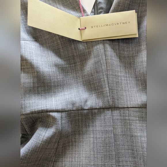 Stella McCartney Runway Grey Fit Flare Dress - Picture 5 of 5